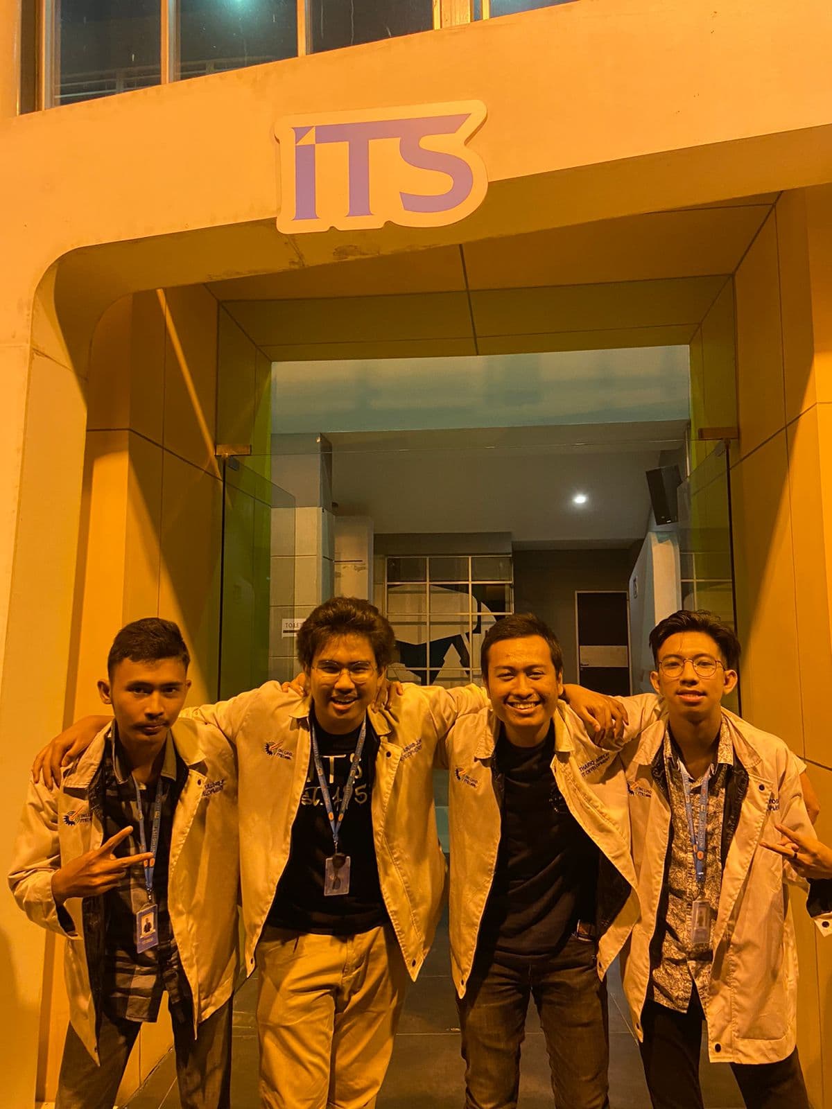 AJ, Agfi, Tigo, and Robby at ITS