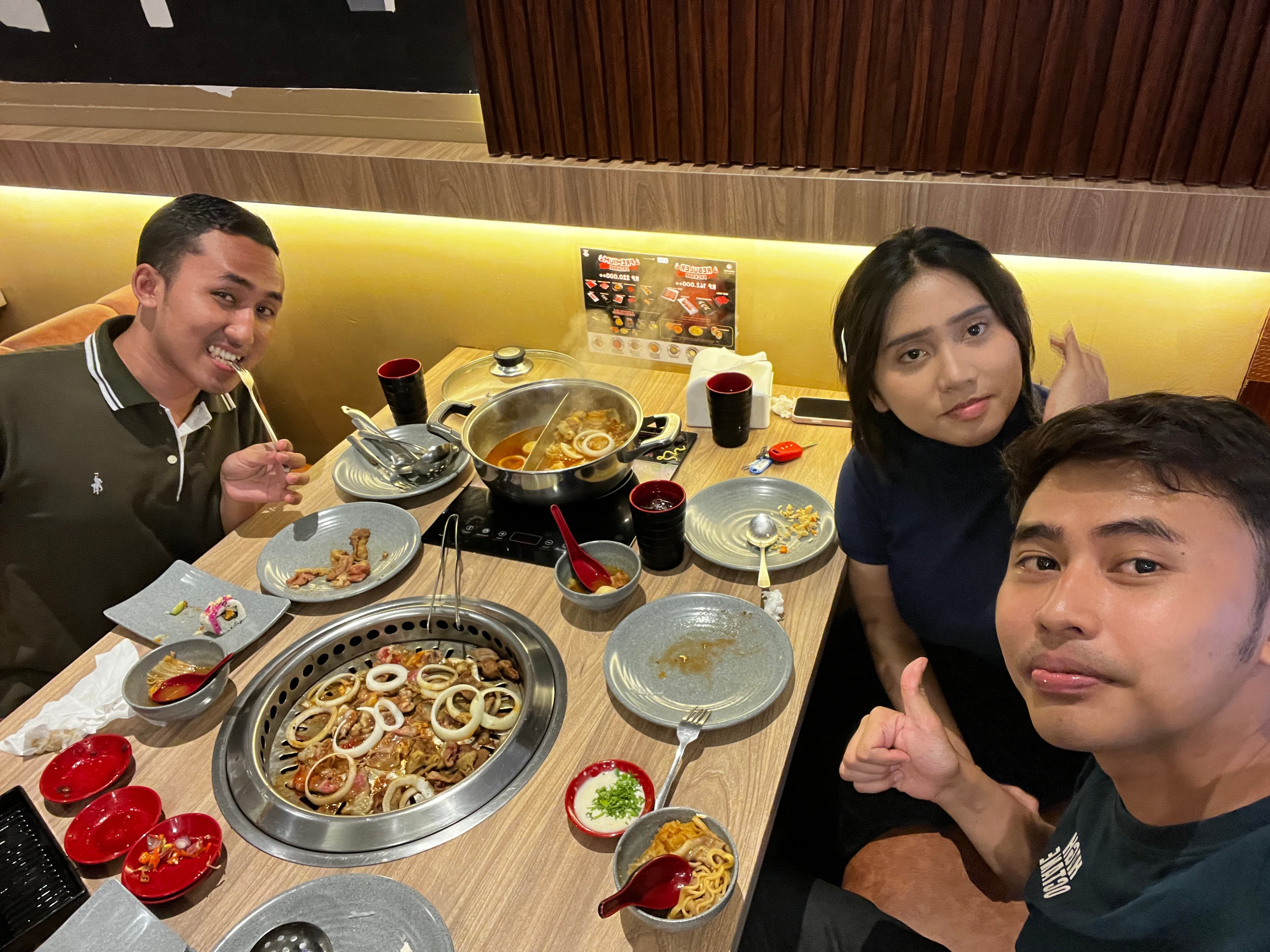 Birthday dinner with Joice and Heru